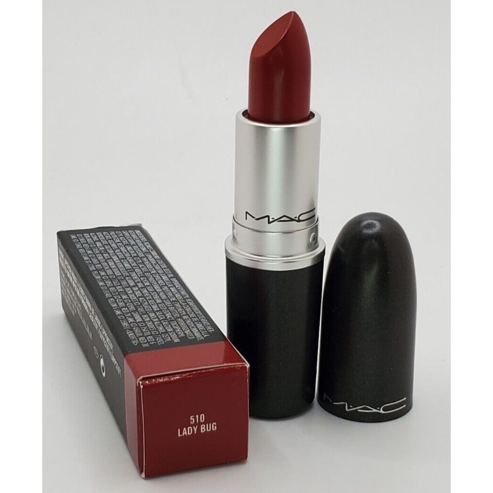 MAC LADY BUG #510 Lipstick ~Yellow Tomato Red ~  Original Lustre Formula RETIRED